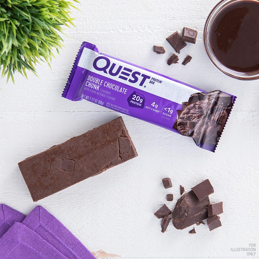 Quest Nutrition Double Chocolate Chunk Protein Bars 12 Count