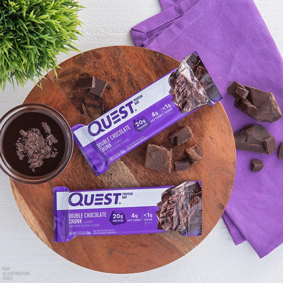 Quest Nutrition Double Chocolate Chunk Protein Bars 12 Count