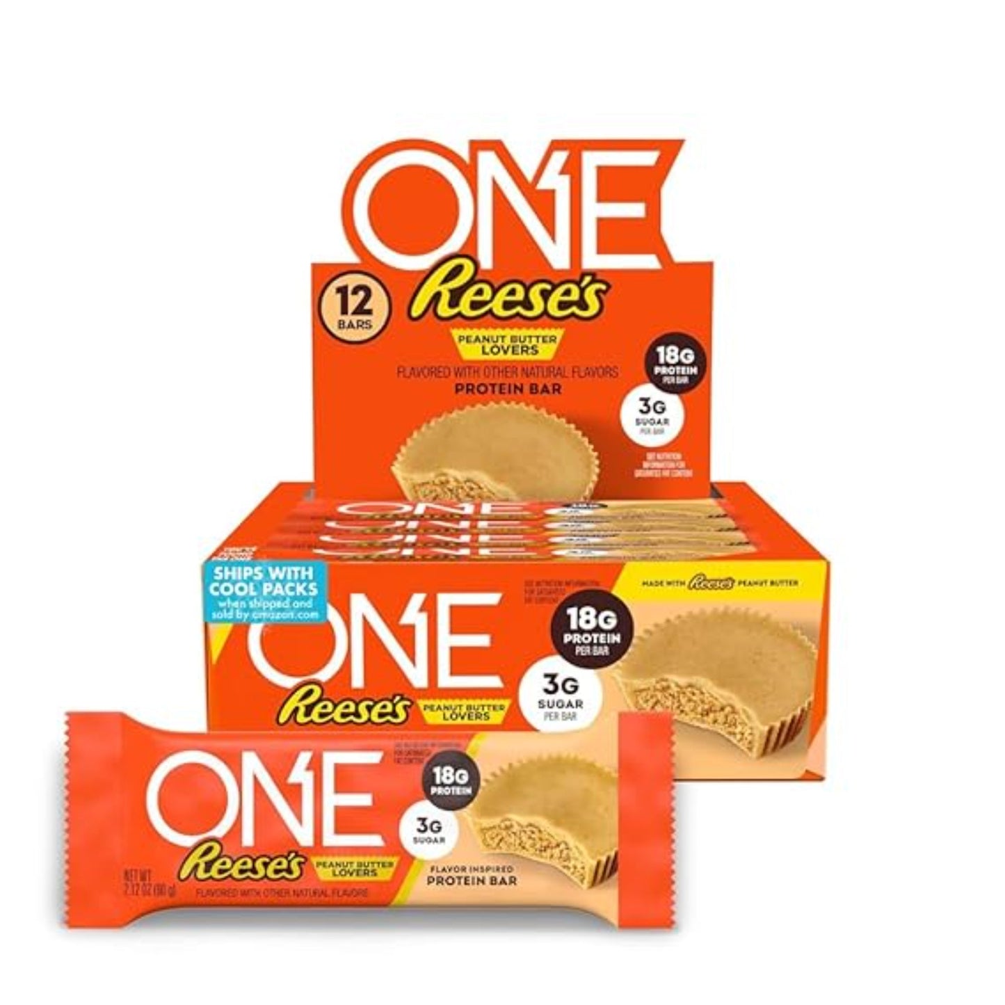 ONE Protein Bars, Reese's Peanut (12 Count)