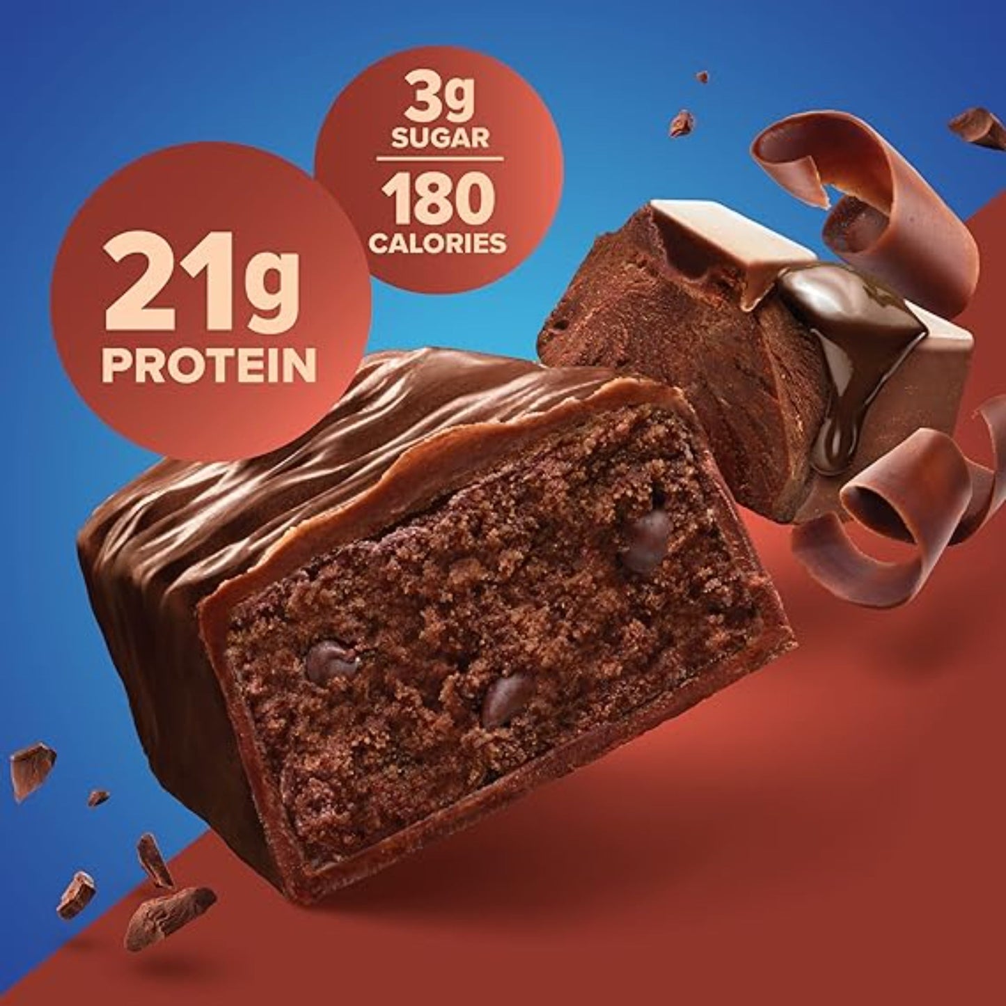 Pure Protein Bars, High Protein Chocolate Deluxe, 12 Count